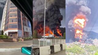 Tuapse refinery in Russia continues to burn