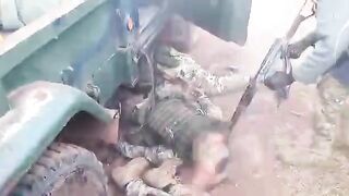 Jihadists Blow Out Dead Soldiers Brains For Shits N Giggles