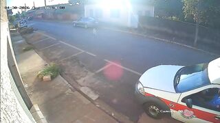 Elderly Woman Struck by Reversing Van in Shocking Incident
