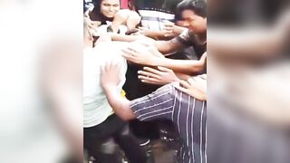 Bangladeshi man saves child from train