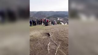Near Krasnoyarsk, a tour guide caused a natural disaster