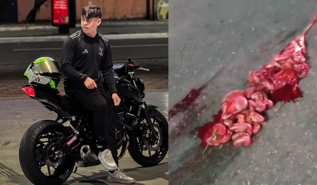 Motorcyclist Literally Split in Half After Devastating Crash