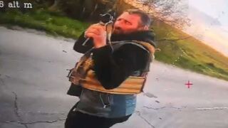 Another fat Ukrat gets droned.