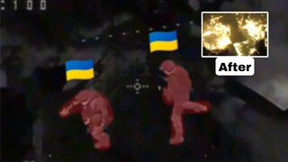 Survive 5 explosions only to die burned alive.