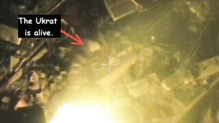 Survive 5 explosions only to die burned alive.