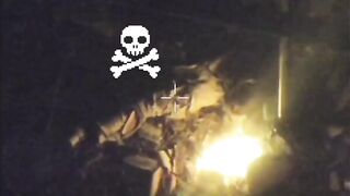 Survive 5 explosions only to die burned alive.