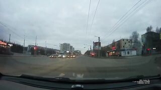 Motorcyclist Dies Instantly After Smashing Full Speed Into Car in Russia