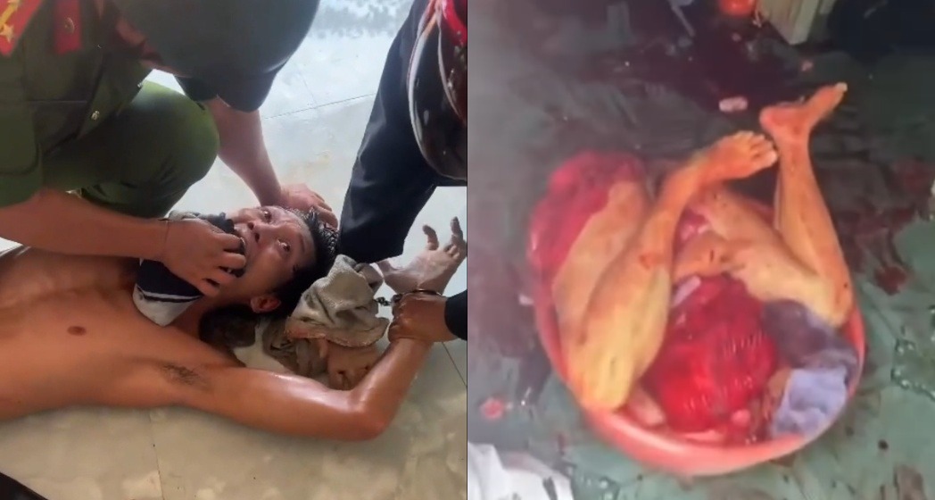 Vietnamese Man Butchers Wife and 2-Month-Old Child, Then Stabs His Own Parents