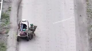 Drone strike during UA evacuation