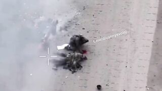 Drone strike during UA evacuation