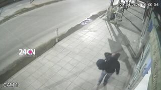 48-YEAR-OLD CITY POLICEMAN SHOT 18 TIMES TO KILL A GIRL WITH A STOLEN MOTORCYCLE