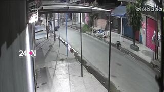 48-YEAR-OLD CITY POLICEMAN SHOT 18 TIMES TO KILL A GIRL WITH A STOLEN MOTORCYCLE