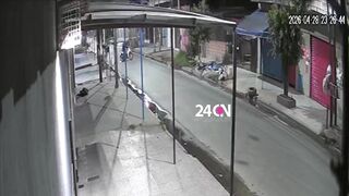48-YEAR-OLD CITY POLICEMAN SHOT 18 TIMES TO KILL A GIRL WITH A STOLEN MOTORCYCLE