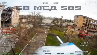 Ukrainian ambushed by 2 drones.