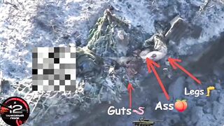 Guts spilled out by an anti-tank mine + Ass