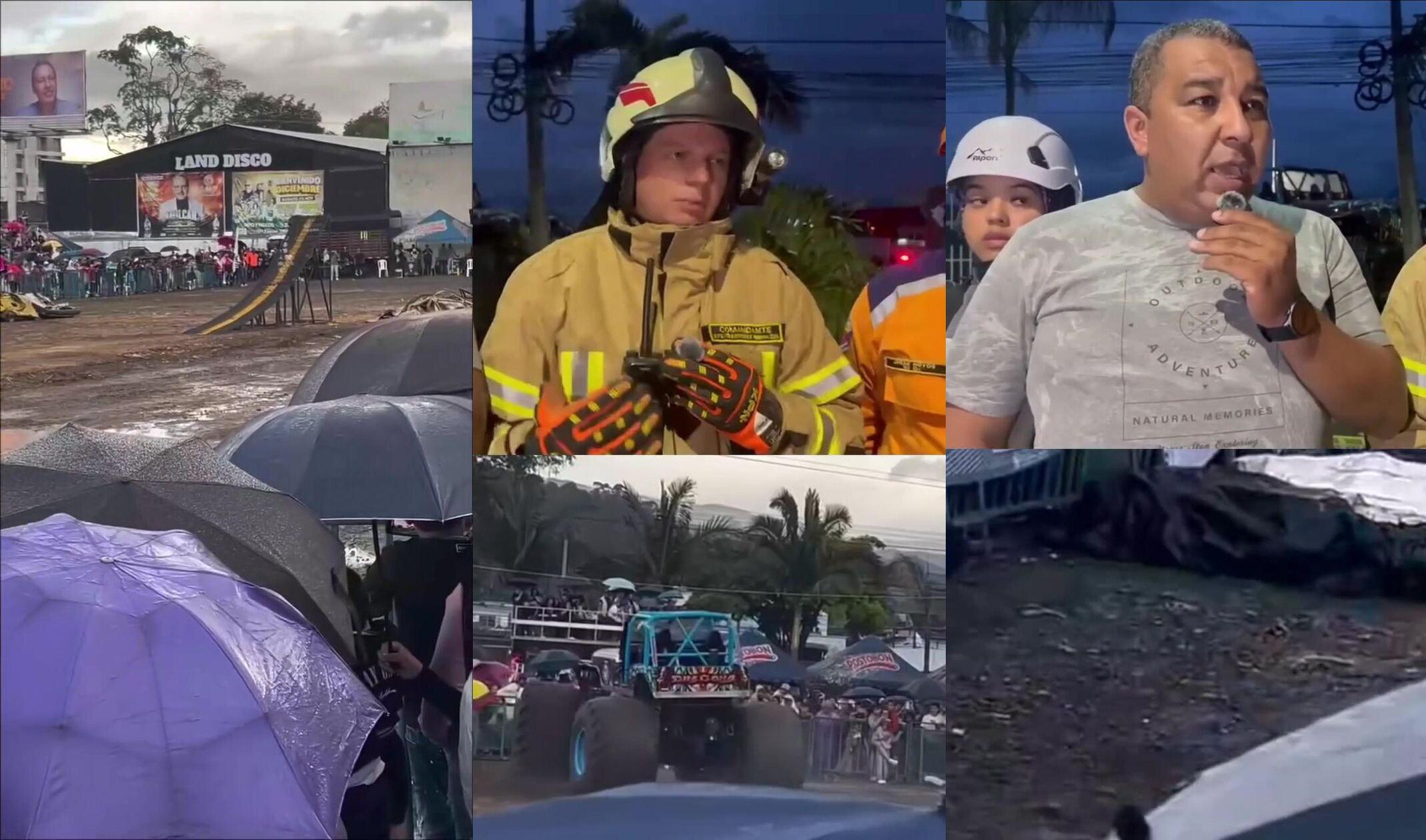 Monster truck injures several in Colombia