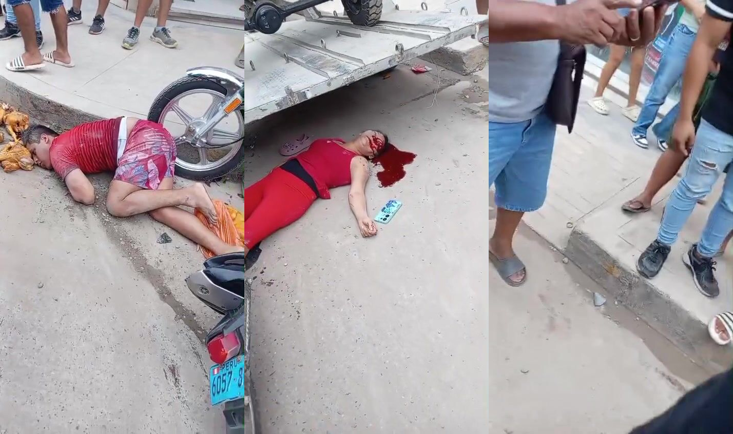 Man and woman killed in moto accident