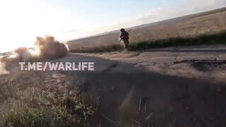 The moment a UA drone hit a group of Orcs