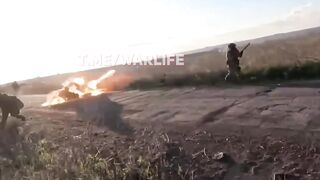 The moment a UA drone hit a group of Orcs