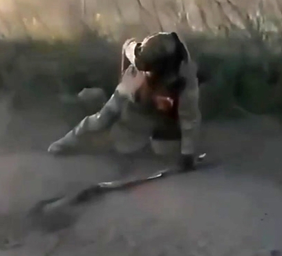 The moment a UA drone hit a group of Orcs
