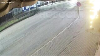 A drunken attempt to stop a motorcyclist in Astrakhan ended in resuscitation