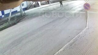 A drunken attempt to stop a motorcyclist in Astrakhan ended in resuscitation