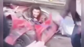 a Chevrolet driver caused a major accident by driving into oncoming traffic