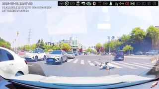 Helmetless Woman Seriously Injured In Fender Bender