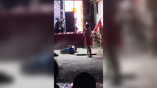 Theatrical Troupe  Rehearsal Gone Wrong