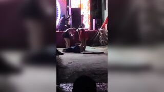 Theatrical Troupe  Rehearsal Gone Wrong