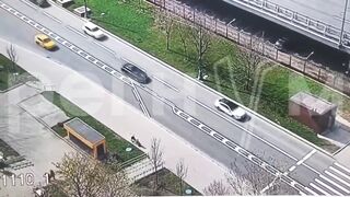 Reckless driving in Moscow
