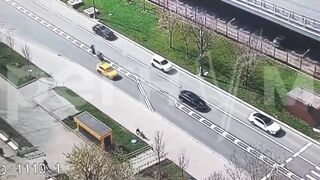 Reckless driving in Moscow