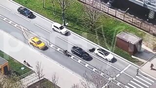 Reckless driving in Moscow