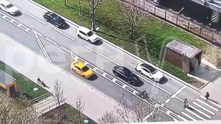 Reckless driving in Moscow