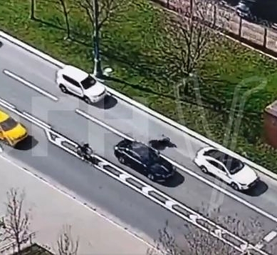 Reckless driving in Moscow