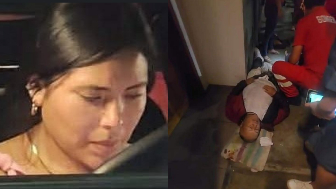 Security Guard Sitting On The Street Gets Struck By Female Mercedes Driver In Peru