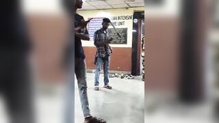 Man Walks Into The Hospital With A Sickle Lodged In His Head