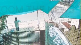 Man Trying To Steal A Biky Gets Intsant Karma Delivered