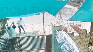 Man Trying To Steal A Biky Gets Intsant Karma Delivered