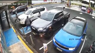 Chilling Footage Shows Double Killing in Broad Daylight at Gas Station (CCTV & Aftermath)