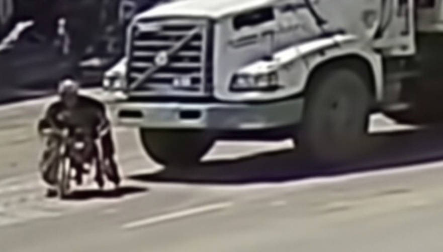 80-Year-Old Wheelchair User Killed After Being Hit & Dragged by Dump Truck