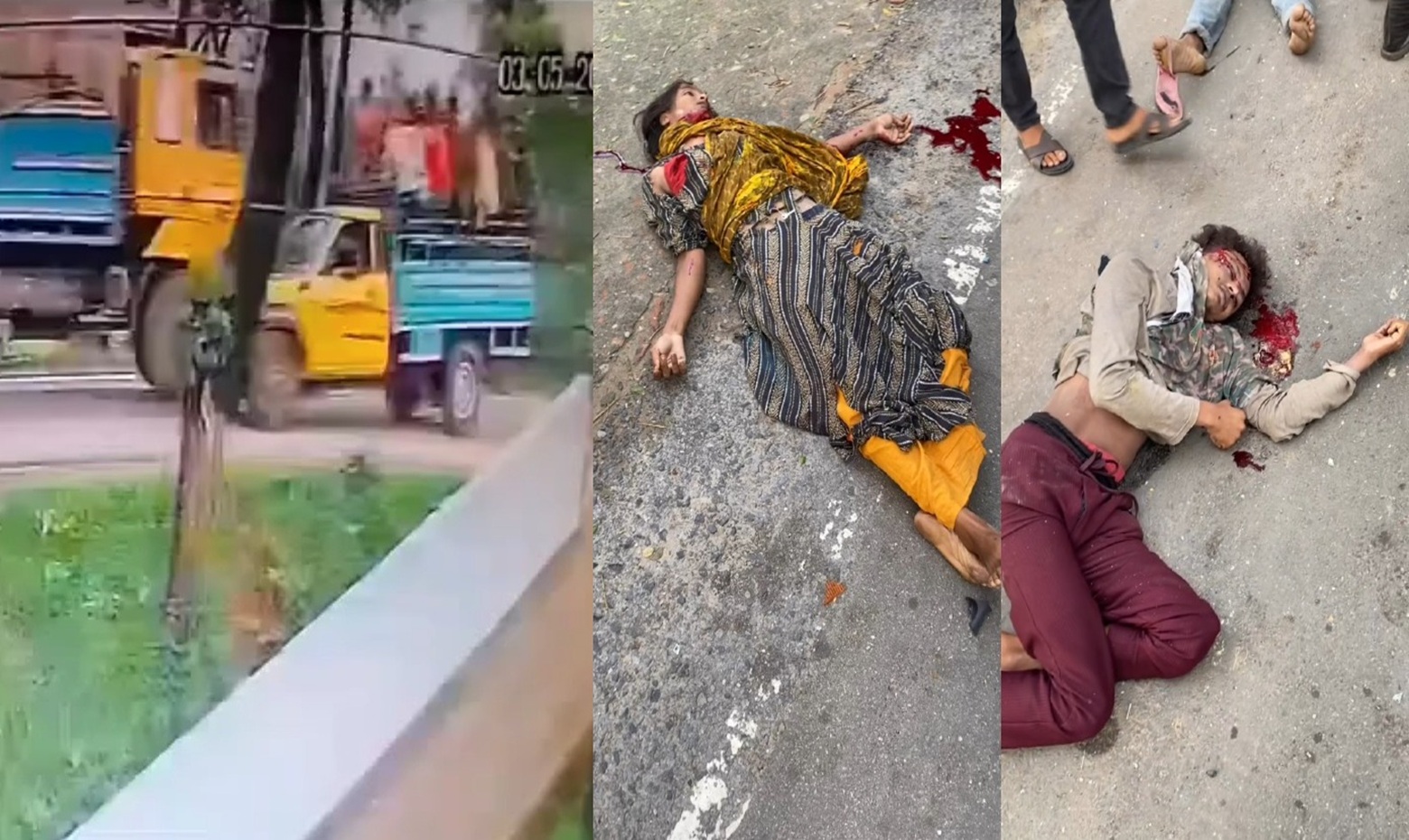 9 Killed in Horrific Truck-Pickup Collision in Bangladesh (CCTV & Aftermath)