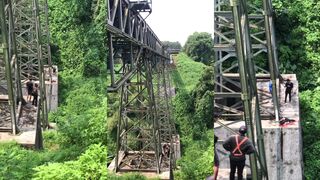 Jumped from bridge