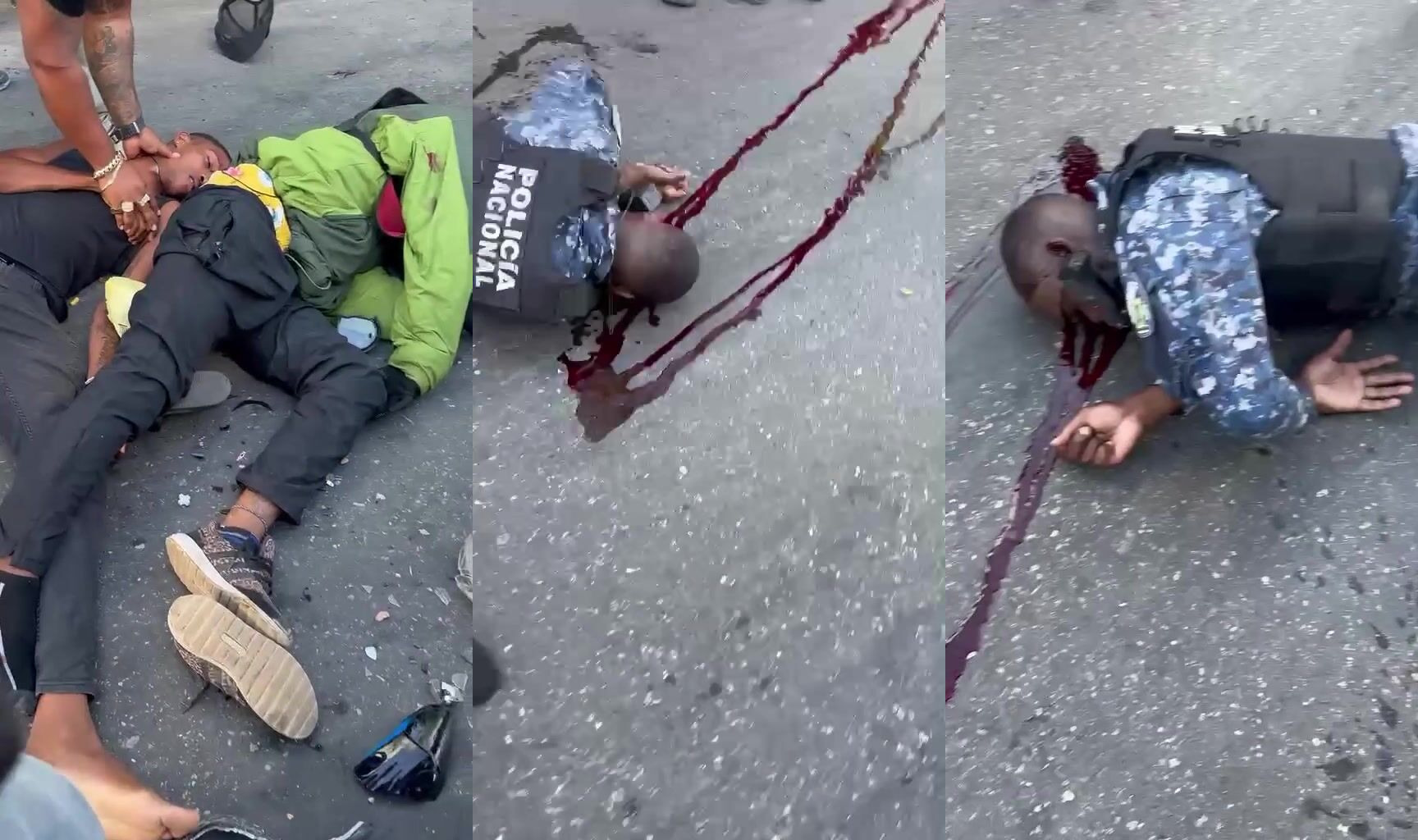 Police officer collides with motorists
