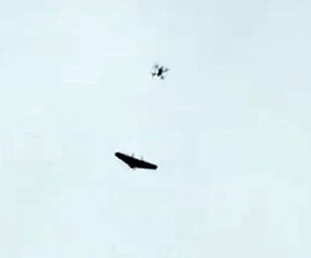 Taking a UA drone out of combat