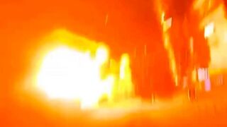 Night attack by UA FP-5 Flamingo missile