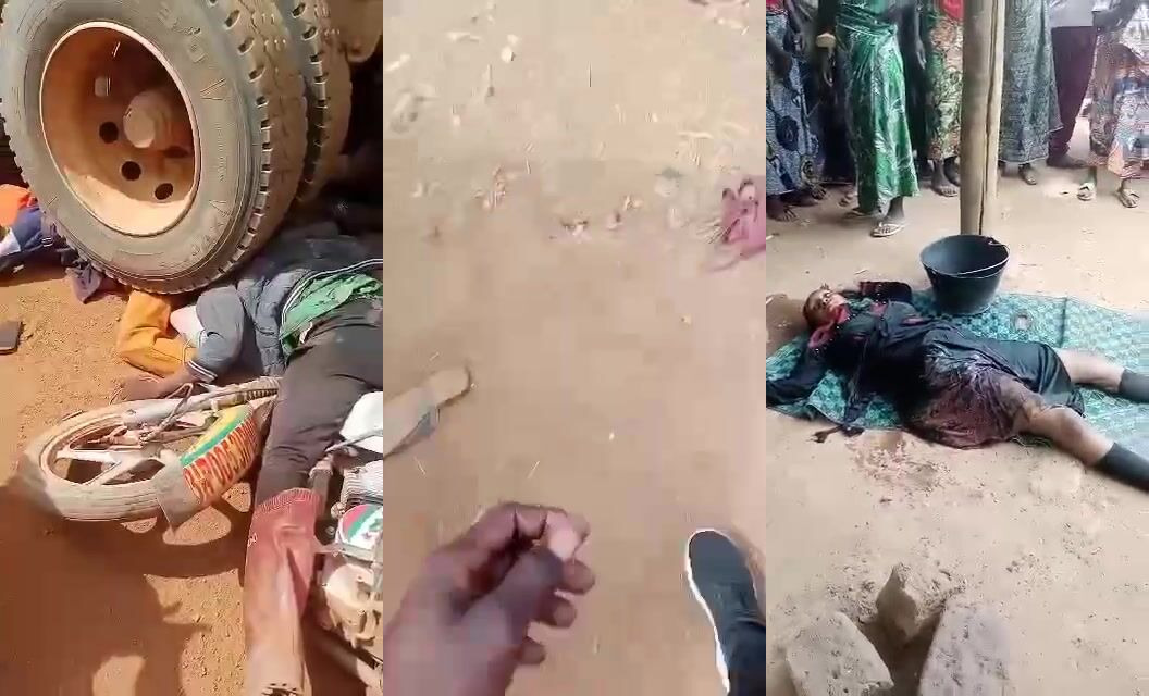 Motorcycle Passengers, Pedestrians Crushed By Lost Control Truck In Cameroon