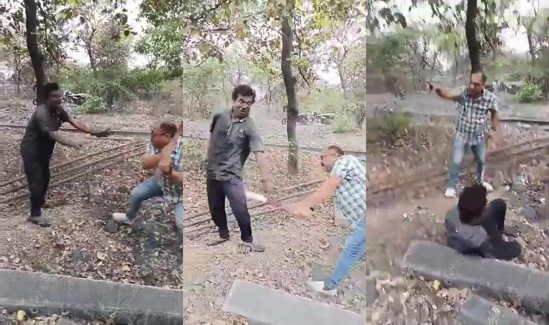 Tribal Man Beaten With Hockey Stick In India
