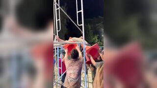 Death after electrocution and fall