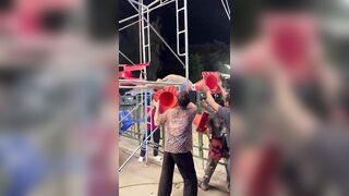 Death after electrocution and fall